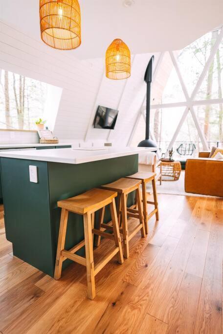 Dunlap Hollow A-Frame Rockbridge Екстер'єр фото