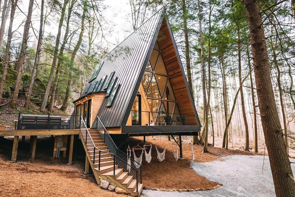 Dunlap Hollow A-Frame Rockbridge Екстер'єр фото