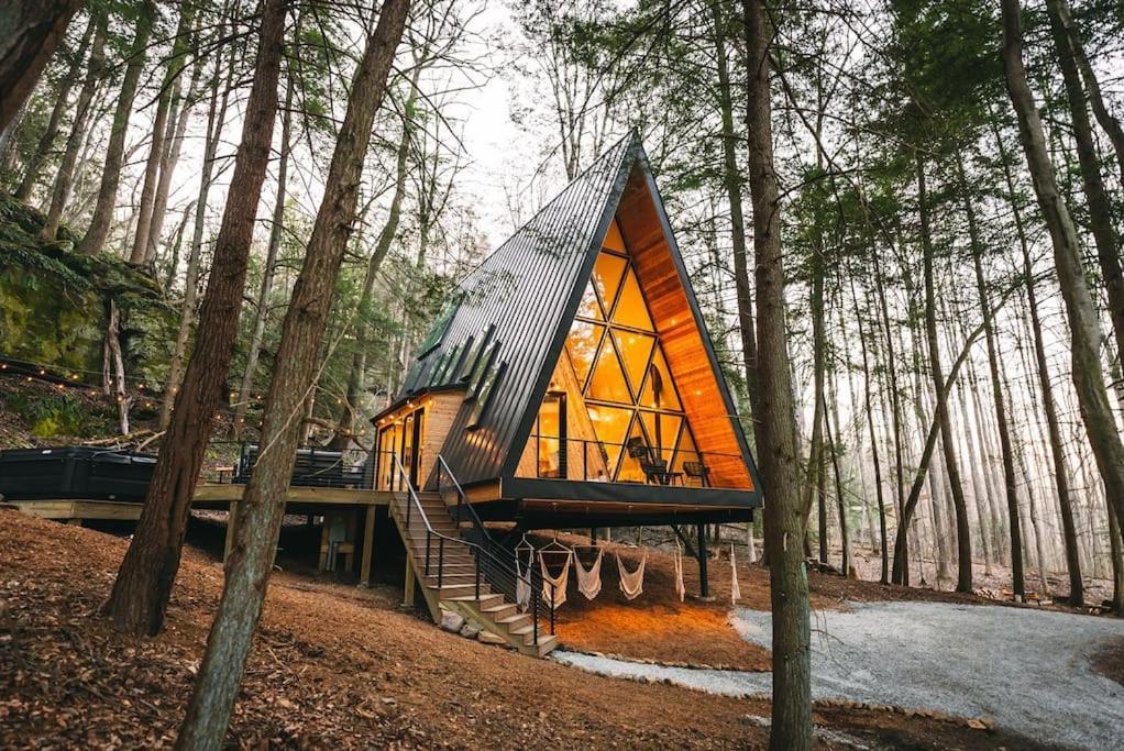 Dunlap Hollow A-Frame Rockbridge Екстер'єр фото